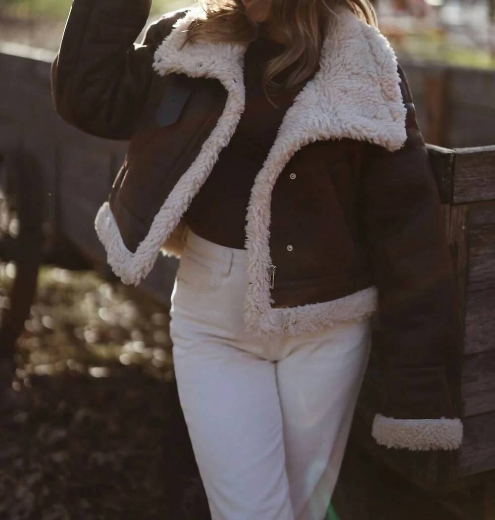 NEW RAISONNEL silverton coat in brown